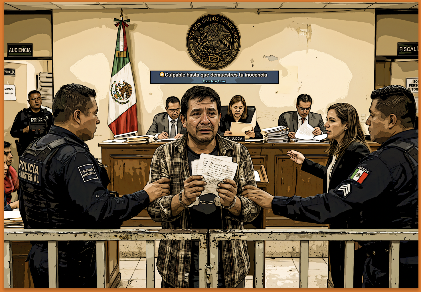 «NI MODO,ASÍ ES»: «ERES CULPABLE hasta que le COMPRUEBES INOCENCIA al MEDIOCREE APARATO LEGAL y de JUSTICIA que NO PUEDE PROBAR TU CULPABILIDAD»…les es mas cómodo al revés volteado.