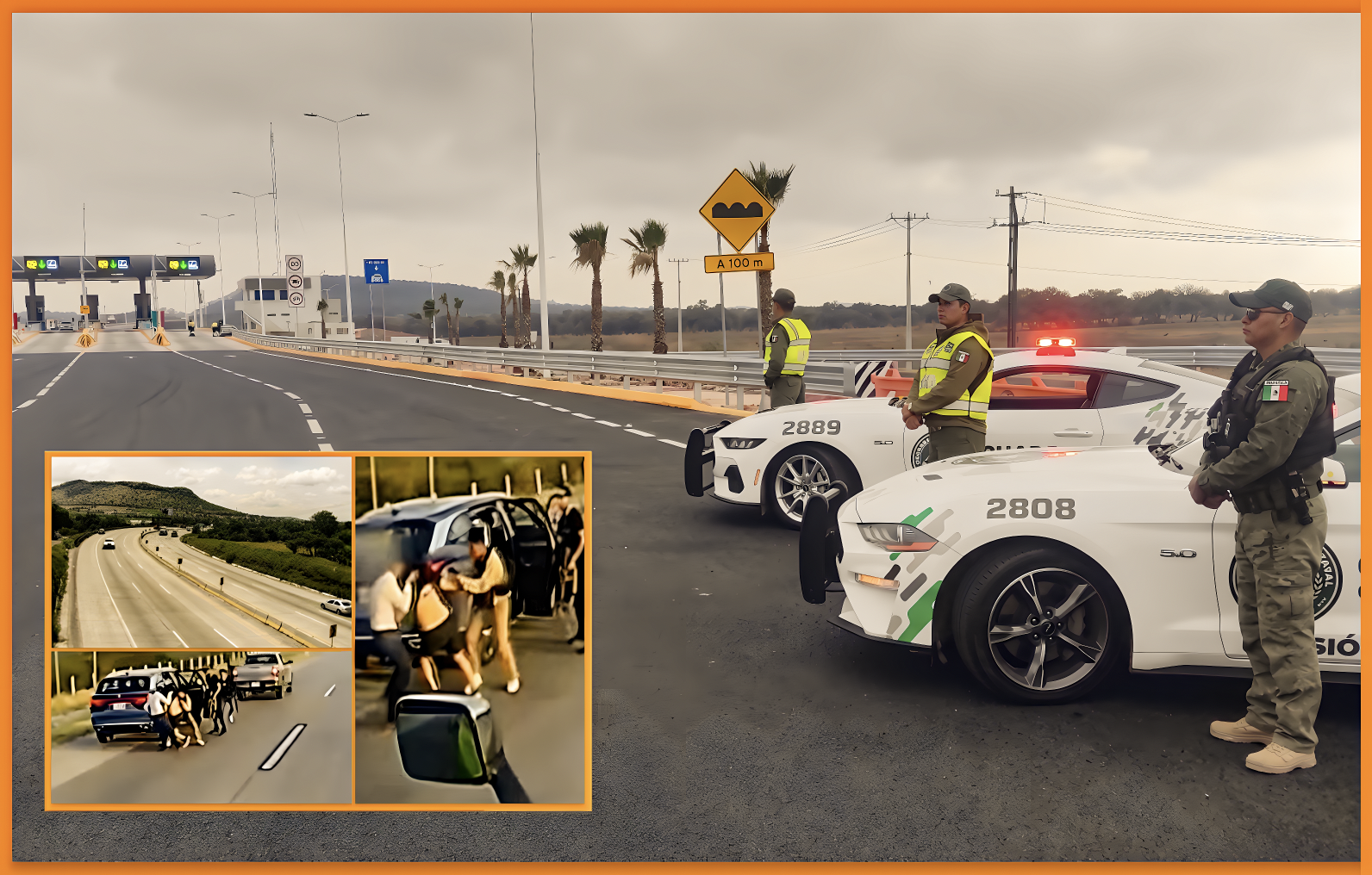 «PARA que NO ENTREN BANDIDOS o…NO se SALGAN ?»: «SAN LUIS POTOSI COCINA NUEVA DIVISION de SEGURIDAD para VIGILAR ACCESOS a la ENTIDAD»…ahi donde negaban asalto al equipo de Sheinbaum y gobierna ex-recluso federal.