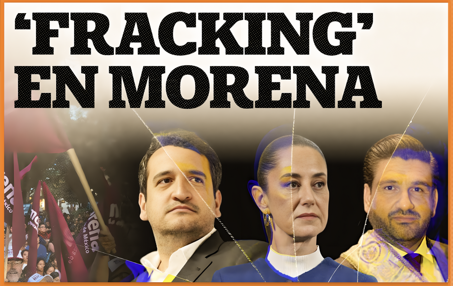 EL «FRACKING en MORENA»: «MAGENTA DESMENUZA REVIENTE de la ROCA PARTIDISTA y CUESTIONA CUANTOS PEDAZOS de VAN a DESPRENDERSE el DIA que CANTE PENILLA»…mas propiamente dicho,la Organización Criminal.