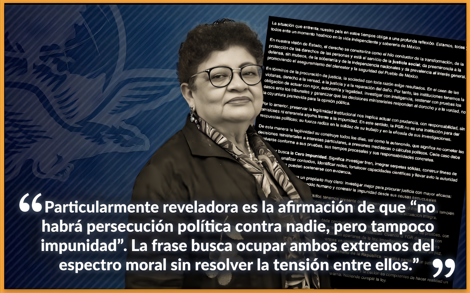 SU «SOBERANIA es la CAPA que TODO les TAPA»: «INTERPRETACIÓN de VALORES de FISCAL de FGR NO son GARANTIA son COARTADA…una promesa que encubre —más que combate— la persistencia de la impunidad.
