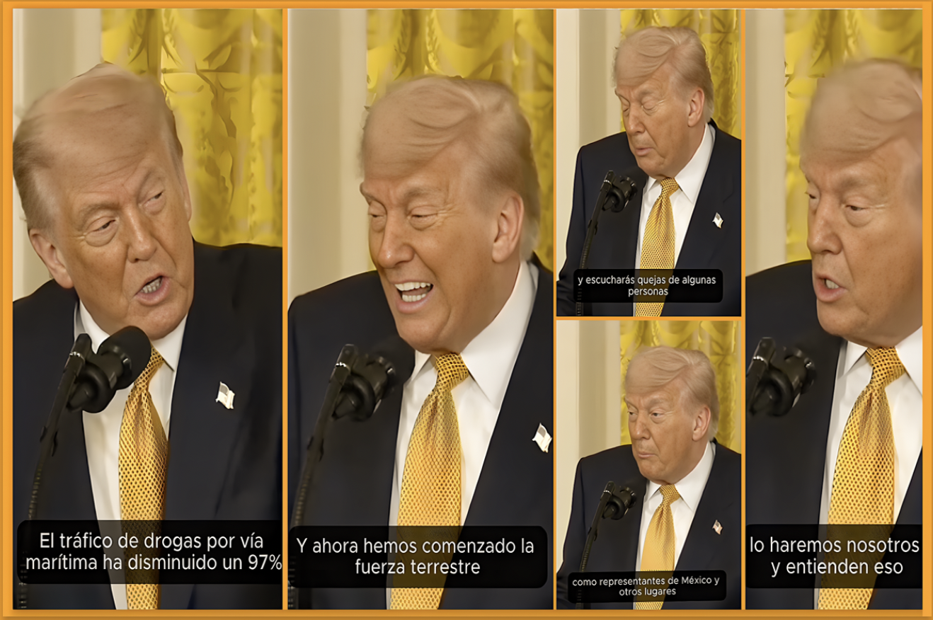 LO «HAREMOS NOSOTROS ?»: «TRUMP MANOTEA la MESA GEOPOLITICA y MANDA MENSAJE ANTINARCO a MEXICO SIN ANESTESIA»…retórica belicista de Sheinbaum fue justo la gasolina que necesitaba Trump.