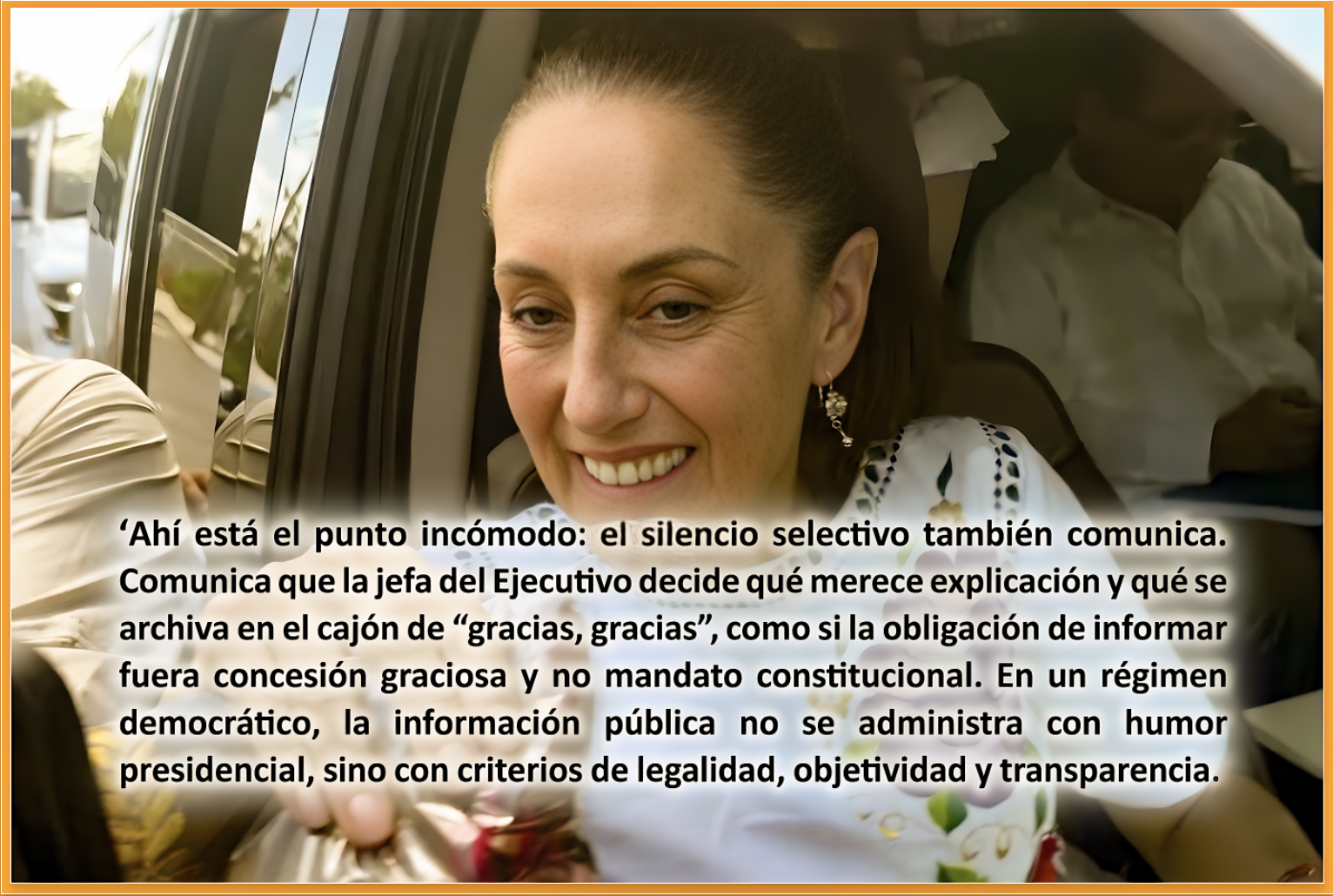 «CONTESTA SOLO SI le DA su CHINGADA GANA ?: SHEINBAUM EVITA RESPONDER TRES VECES PREGUNTA sobre ENTREGA de EXTRADITABLES»…hay advertencia jurídica de sesgo, opacidad y desviación de su conducta en el ejercicio de la función pública.