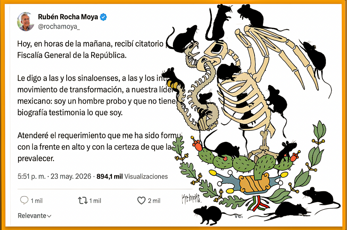 «CASI 900 MIL VISTO: el «GRAN JURADO DIGITAL SENTENCIA ABRUMADORAMENTE en X a ROCHA MOYA y lo ETIQUETA como NARCO PROTEGIDO del GOBIERNO FEDERAL»…el juez real no está en Palacio,ni en FGR,sino en el tribunal de Brooklyn