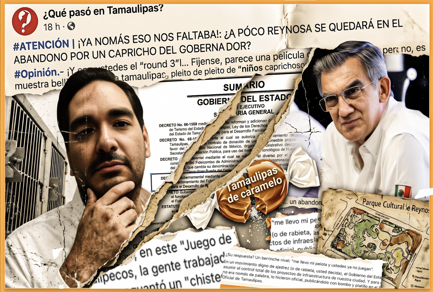 «FUE DECRETAZO,NO BALAZO»: AMERICO RESPONDE Vs REYNOSA por BURLA de MAKITO del TAMAULIPAS de CARAMELO»…gober cree que una palabra amable con pistola,es mejor que una palabra sola.