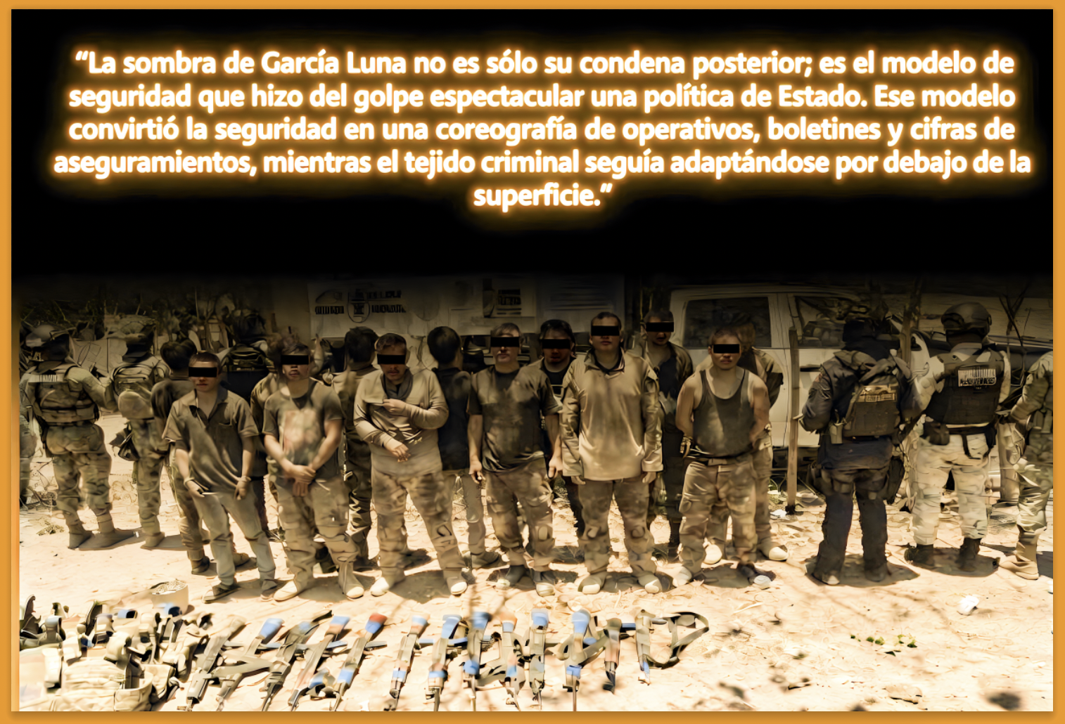 «DOS OPERATIVOS,TODOS DESECHABLES y…la SEGURIDAD ?: ESTRATEGIA en SINALOA COPIA la GUERRA de GENARCO GARCIA LUNA»…y ya son casi 41 mil muertos con Sheinbaum y 737,349 de los últimos 7 sexenios que SI cuentan,pero no cuentan.