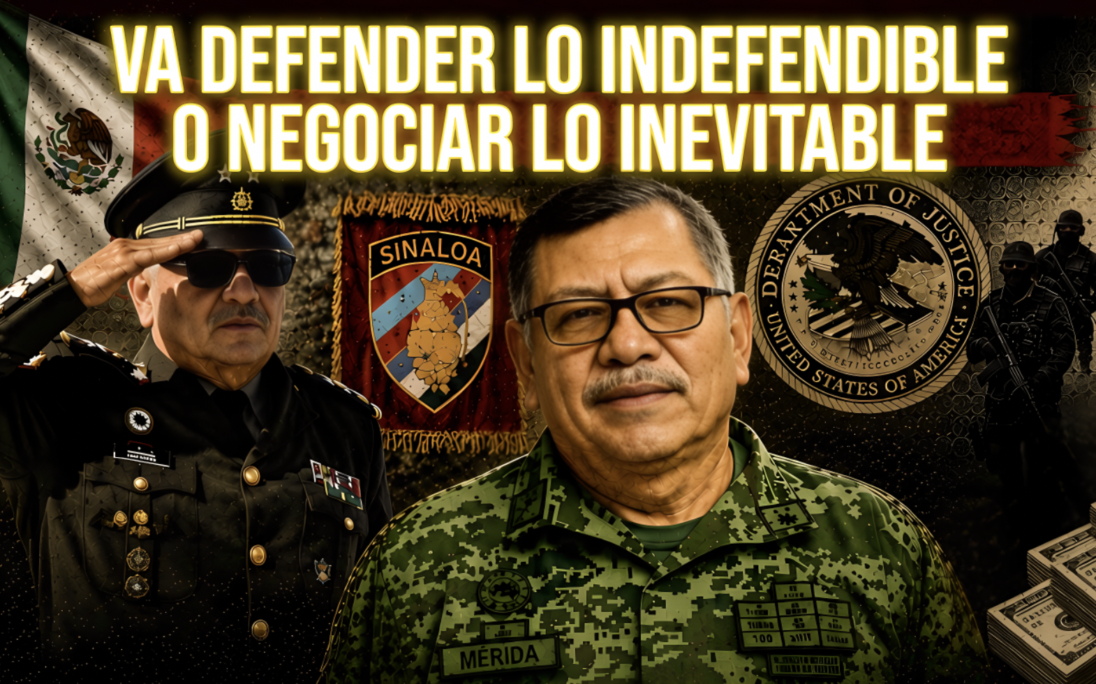 DE GALONES a GRILLETES: el GENERAL MÉRIDA llegó ante JUEZA de EE.UU. ENCADENADO de PIES y MANOS; le dijeron: las PRUEBAS son ABUNDANTES y PODRÁ VERLAS»… para defender lo indefendible o negociar lo inevitable
