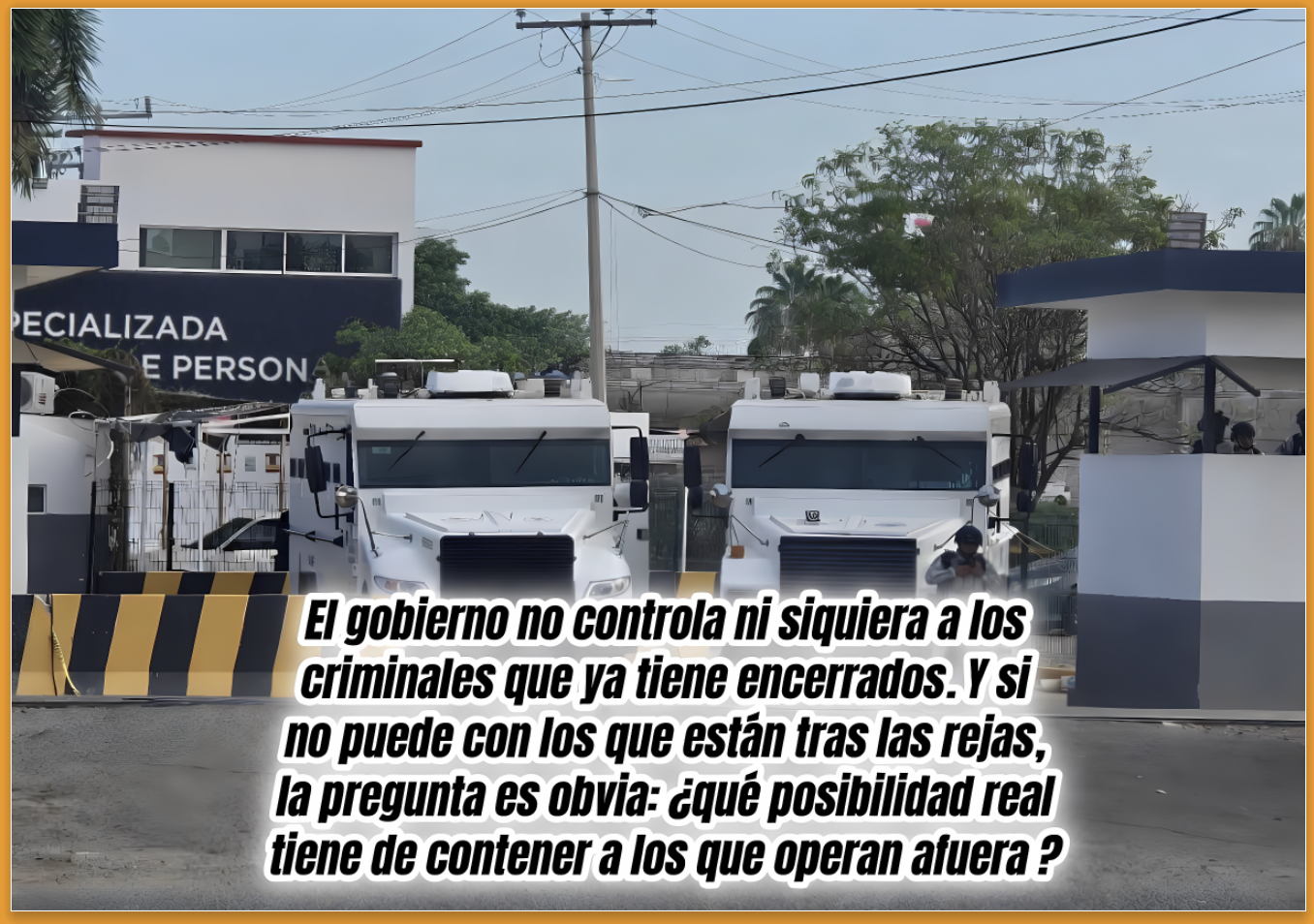 «7 MUERTOS y 1 HERIDO: TOPON de BANDOS del CDS en PENAL del AGUARUTO deja VER que la ESTRATEGIA NO CONTROLA NI los ENCERRADOS»…¿qué posibilidad real tiene de contener a los que operan afuera?.