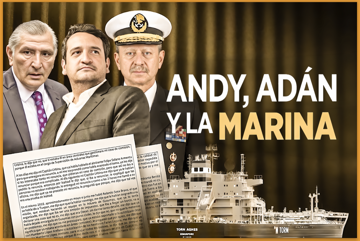 «ANDY,ADAN y la MARINA: DOCUMENTOS de FGR EXHIBEN CATADURA de TRAFICANTES de HUACHICOL de 4T y PROCERES MORENOS»…capturas selectivas de Harfuch para vernos la cara de tarugos.