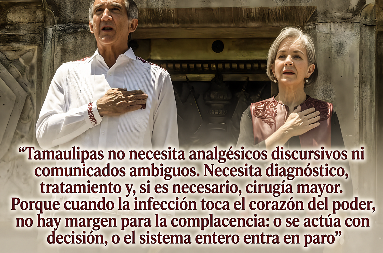 “¿POR QUÉ deben RENUNCIAR los…DOS ?: TAMAULIPAS exige CIRUGIA POLÍTICA del CORAZÓN del PODER»…no es arritmia, es una terrible infección.