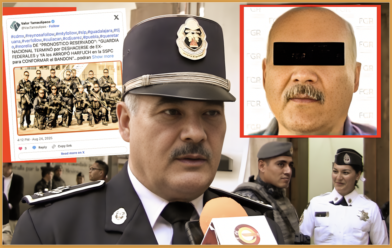 «TIENE RAZÓN la ONU y… ¿QUÉ DECÍA CUANDO ERA el JEFE?: ATORAN COMISARIO de la NEFASTA y EXTINTA POLICÍA FEDERAL LIGADO a DESAPARICIÓN en 2017″… perfiles como esos arropó Harfuch.