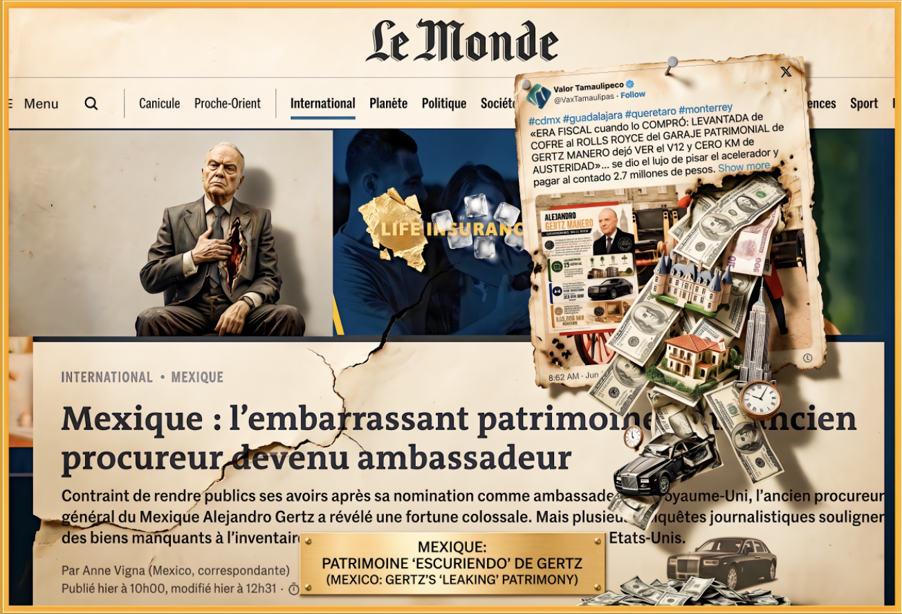 «MEXIQUE TRANSA: PERIODICO FRANCES EXHIBE la FORTUNA OCULTA de EX-FISCAL de la REPUBLICA MORENA y NOS AVERGÜENZA en el  MUNDO… qué pena con la reina de Inglaterra con este embajador.