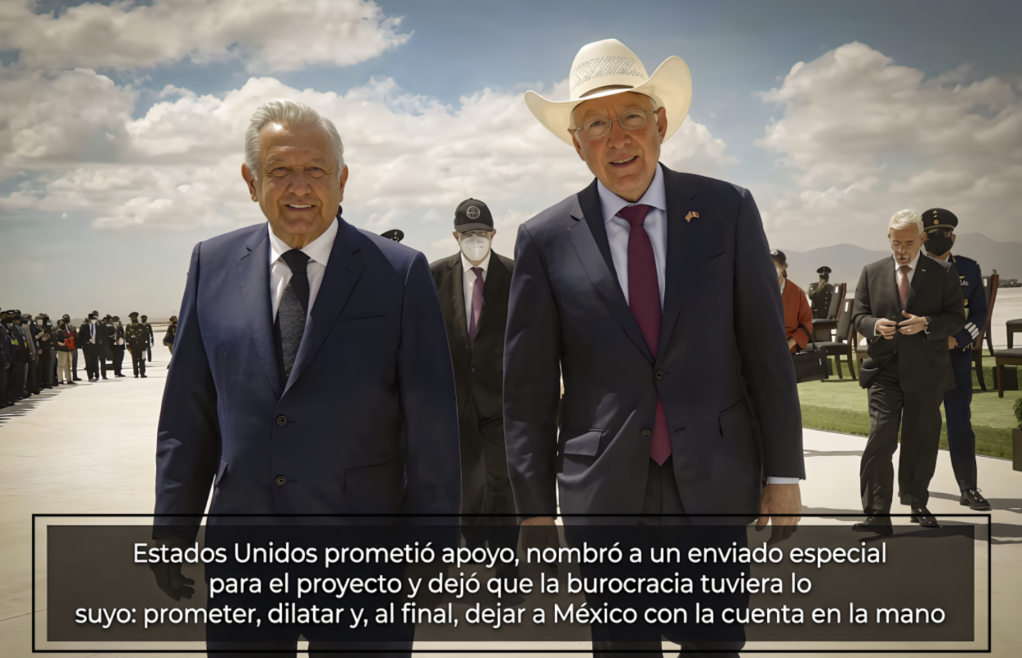 «EX-EMBAJADOR de EE.UU AFIRMA AMLO ACCEDIÓ a FRENAR MIGRACIÓN a CAMBIO de APOYO a sus MEGAMAMUTS de INFRAESTRUCTURA…se hizo bolas y la chequera nunca apareció.