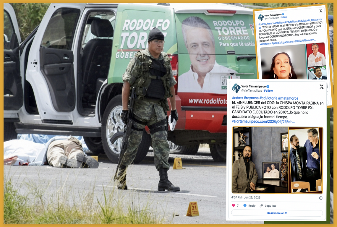 «AVISENLE a la CHISPA del CDG: HOY se CONMEMORA 16 ANIVERSARIO del CONVOY del MATADERO donde VIAJABA CANDIDATO que SERÍA GOBERNADOR de TAMAULIPAS»…y el lugarteniente lo presume en redes.
