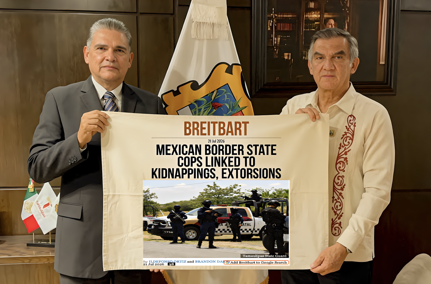 “CRUZA a TEXAS ESCÁNDALO de POLICIAS de AMÉRICO y PANCARDO que COMPITEN con el CARTEL del GOLFO COMETIENDO EXTORSIONES”… a tono de la moral del gobernador.