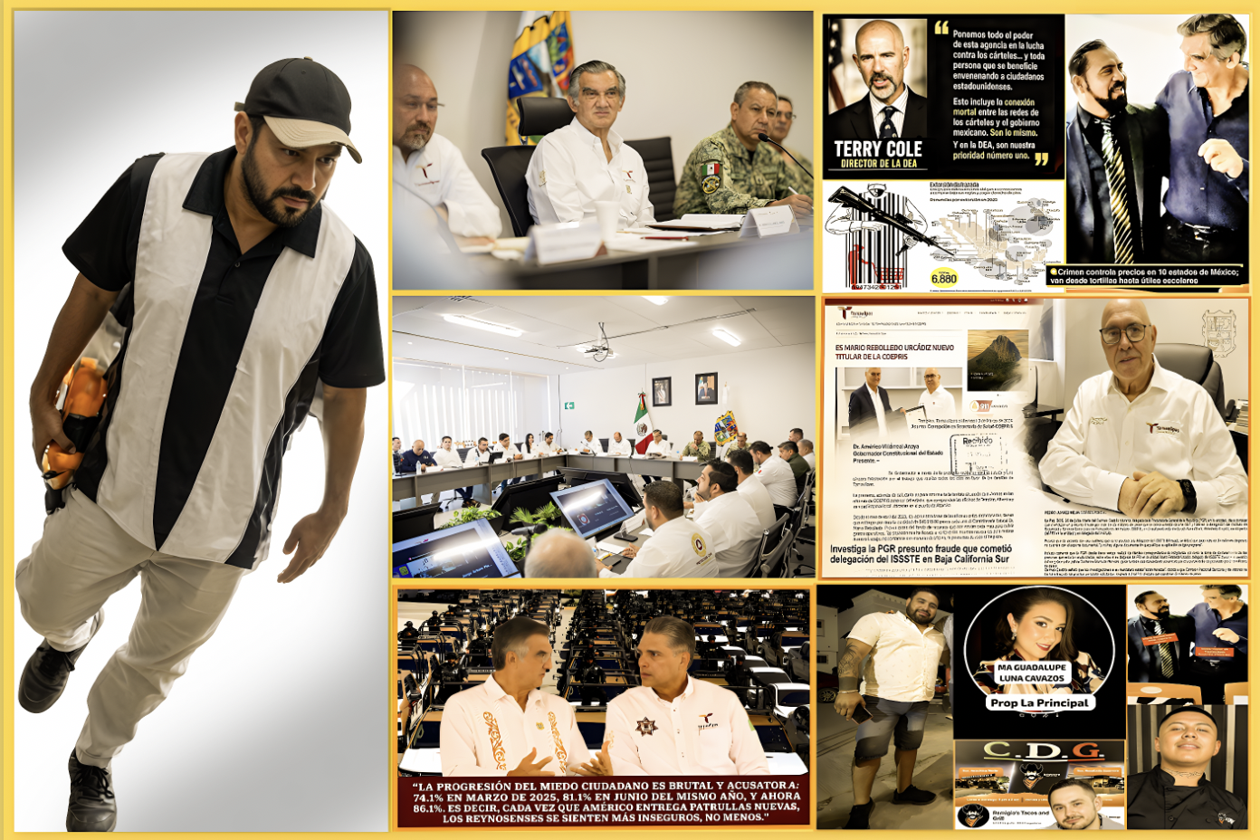 «TOMENLES FOTOS: REYNOSA NO OCUPA MESAS de COORDINACION de PAZ, sino un GOBERNADOR que deje de COORDINAR CRIMEN y GOBIERNO… las mesas son como misas de domingo del narcoestado laico.»