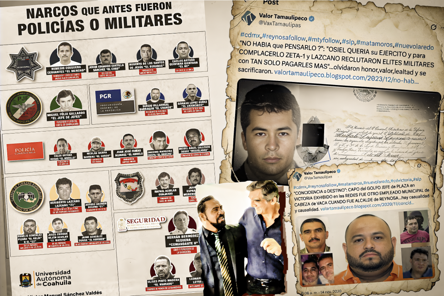 «USTEDES PAGARON su ENTRENAMIENTO: VERDUGOS de ALTO RANGO se EDUCARON en la POLICIA o el EJERCITO pero en el CRIMEN se GRADUARON»…hay hasta gobernadores.