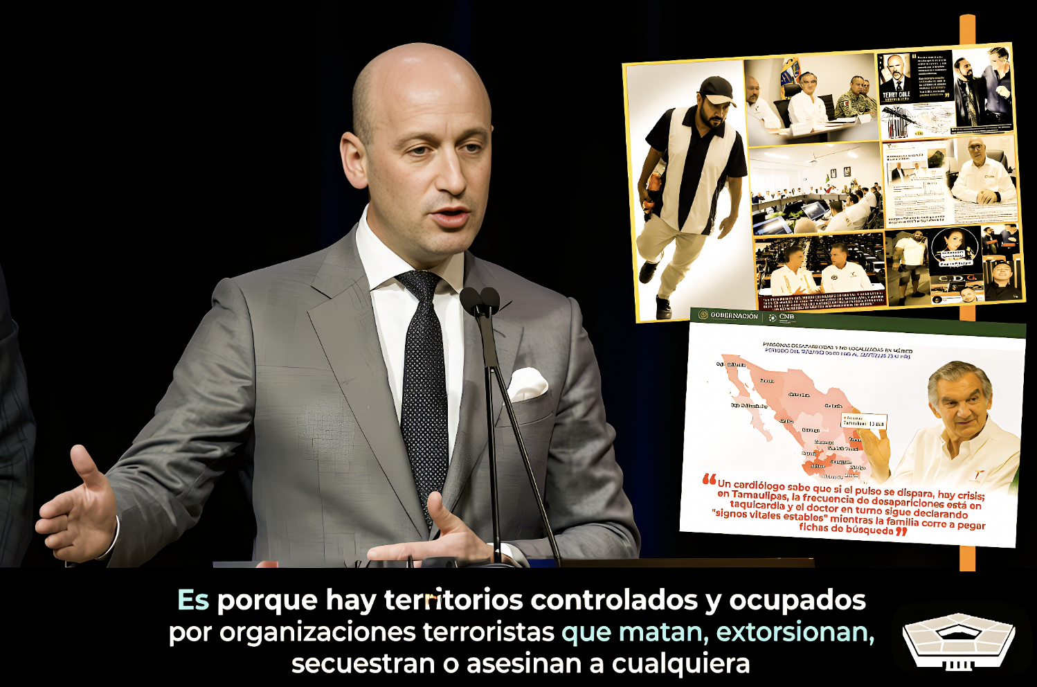 «ASESOR de la CASA BLANCA DIBUJA de PUERCO COMPLETO el ESTADO de CAOS que PREVALECE en TAMAULIPAS y NARCOS APLICAN en TODO MEXICO…ya no son tan narcos,viven de las cuotas.
