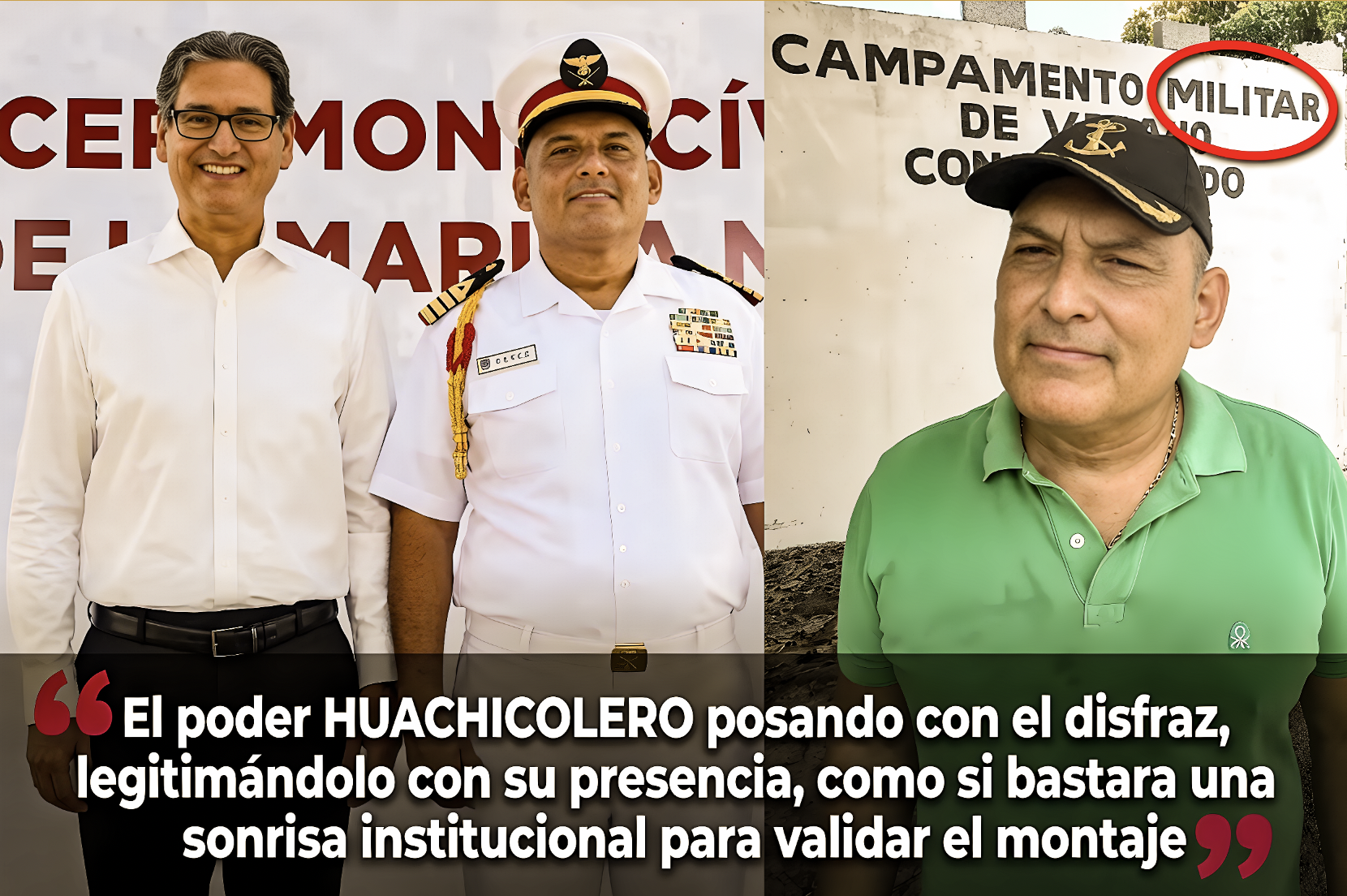 «VESTIA como MARINO: ACUSADO de FEMINICIDIO de DAFNE posó JUNTO ALCALDE MORENO-HUACHICOLERO»… el que decía que AMLO era un peligro, y fue lo único sincero que ha dicho.
