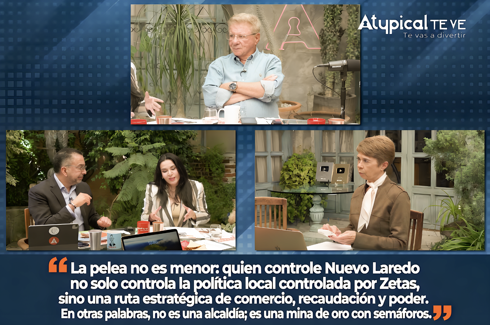 «YAHLEEL estuvo en la MAÑANERA de ATYPICAL TV y dice FISCAL de AMÉRICO la QUIERE METER al BOTE para EVITAR les GANE NUEVO LAREDO»…quieren domesticarla y evitar su nombre en la boleta de 2027.