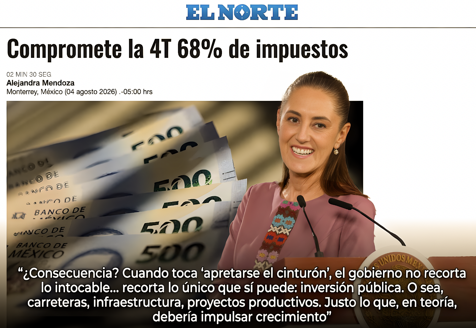 EL «GASTO RIGIDO y la TRADUCCIÓN SIN ANESTESIA: 68% de LANA de IMPUESTOS se la COME DEUDA,PENSIONES y PROGRAMAS SOCIALES»…más de 2 billones de pesos en apenas medio año. Sí, medio año.