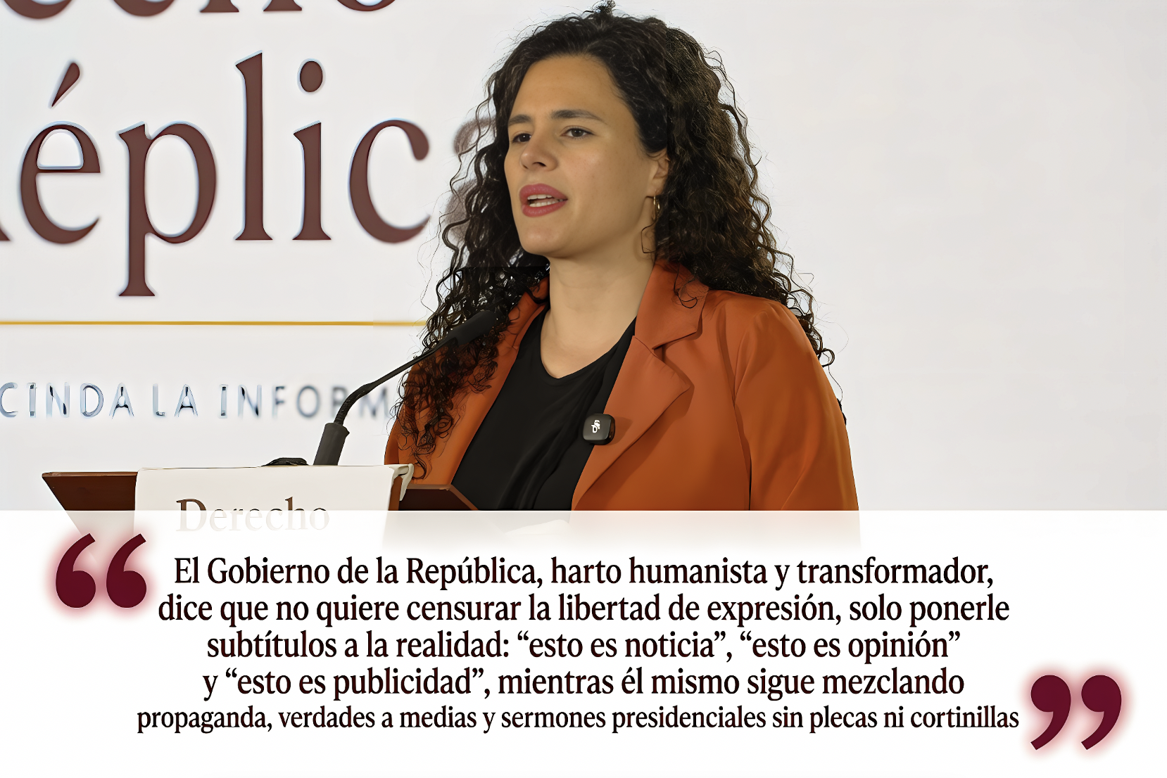 «OPINIÓN,NOTICIA…y OBEDIENCIA: la LIBERTAD de EXPRESION HUMANISTA V.4T NO CENSURA,solo ROTULA la VERDAD»…y busca maquillar lo demás.