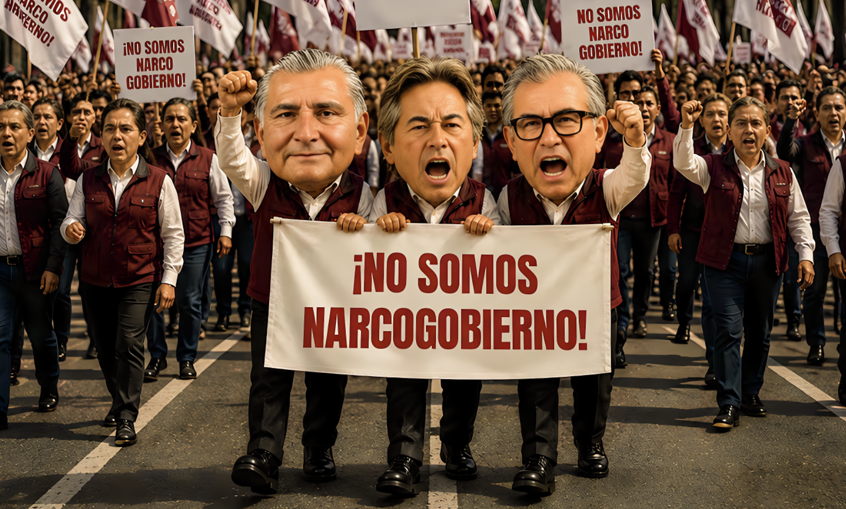 UN “APLAUSO de PIE al INE: VALEROSOS CONSEJEROS del INSTITUTO POCO o NADA IMPIDIERON LLAMAR NARCOGOBIERNO al NARCOGOBIERNO”… pero lo intentaron.
