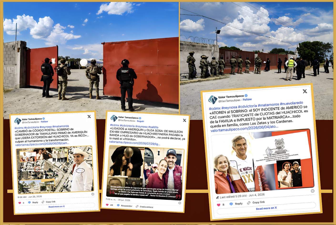 “TODA la TROPA y… ¿NINGÚN DETENIDO?: OPERATIVO FEDERAL, MILITAR y ESTATAL NO CONCRETA una SOLA CAPTURA en HUACHIPREDIO, en VICTORIA”…sabroso el atole con el dedo; vamos a pedirles más.