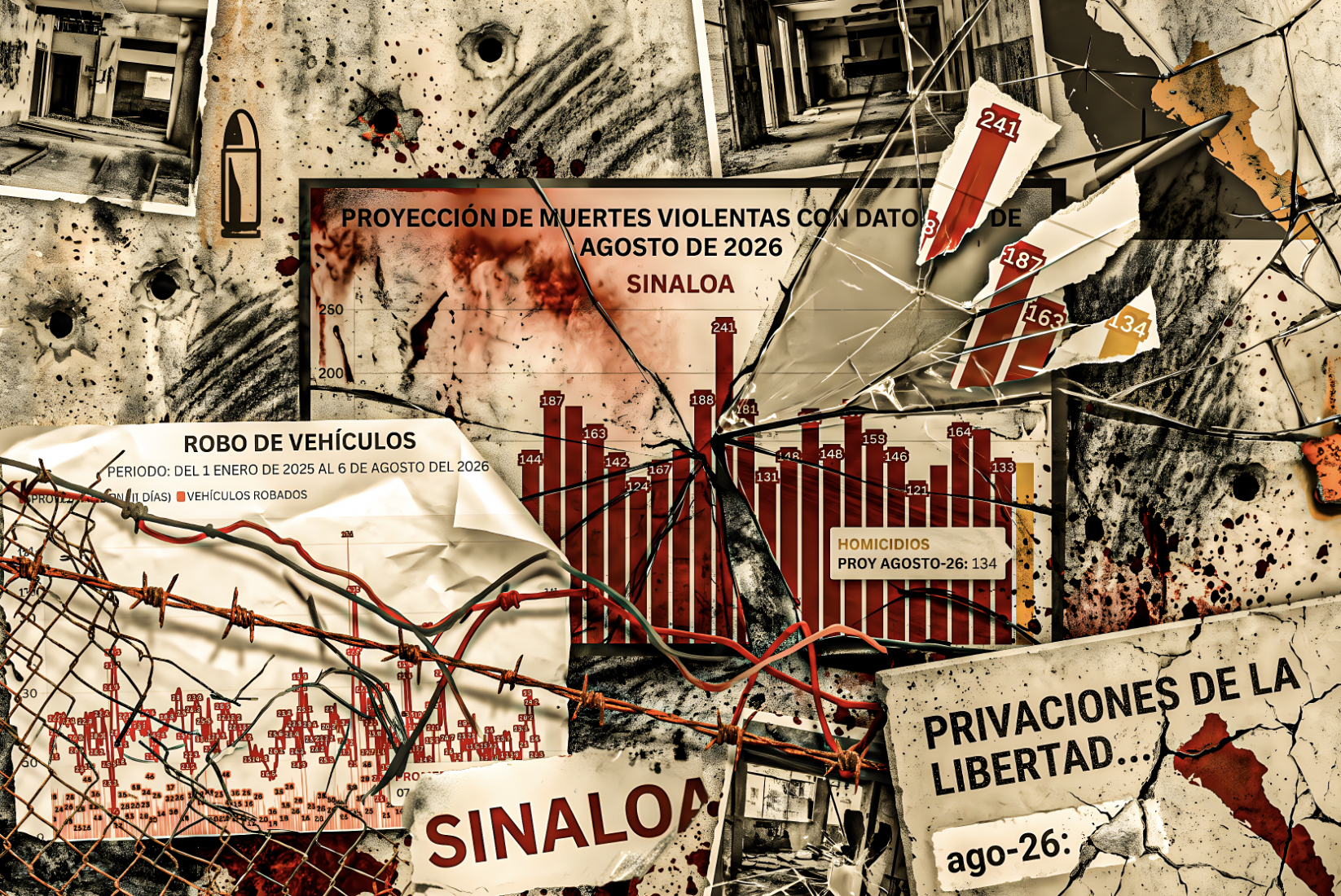LOS “GRÁFICOS GRITAN”: INDICADORES TERCOS del LEVANTÓN, EJECUCIÓN y DESPOJO siguen con PICOS SEVEROS en SINALOA… saldo del picudeo entre bandos de la misma banda.