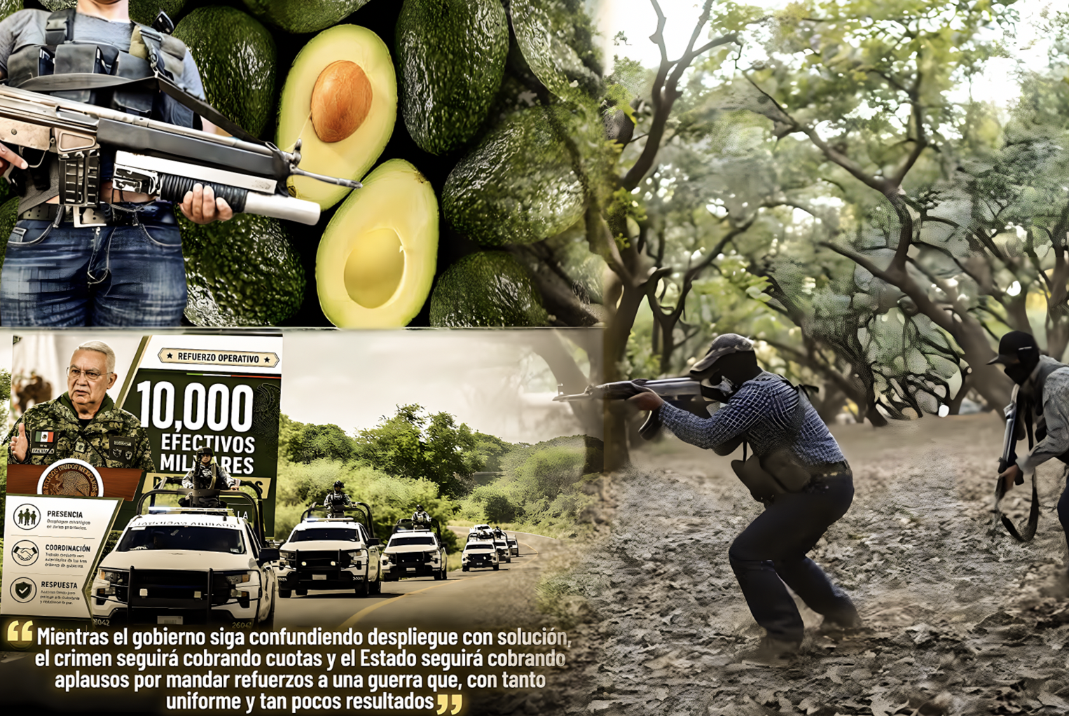 «NARCOS con EXCESO de AGUACATES siguen DEVORANDO el ORO VERDE MICHOACANO»…un dolor del que se acuerdan ,solo cuando EE. UU.  cierra la llave de los dólares.