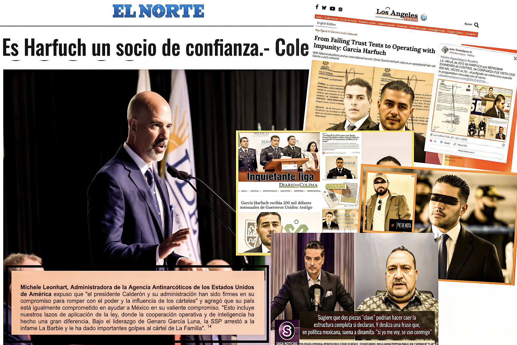 “¿GARANTÍA o ALERTA PREVENTIVA?: la DEA ELOGIA a HARFUCH como ELOGIÓ a GARCÍA LUNA, y JULIO ASTILLERO RECUERDA cómo ACABÓ la PELÍCULA”… la evidencia previa no permite ser tan optimistas.