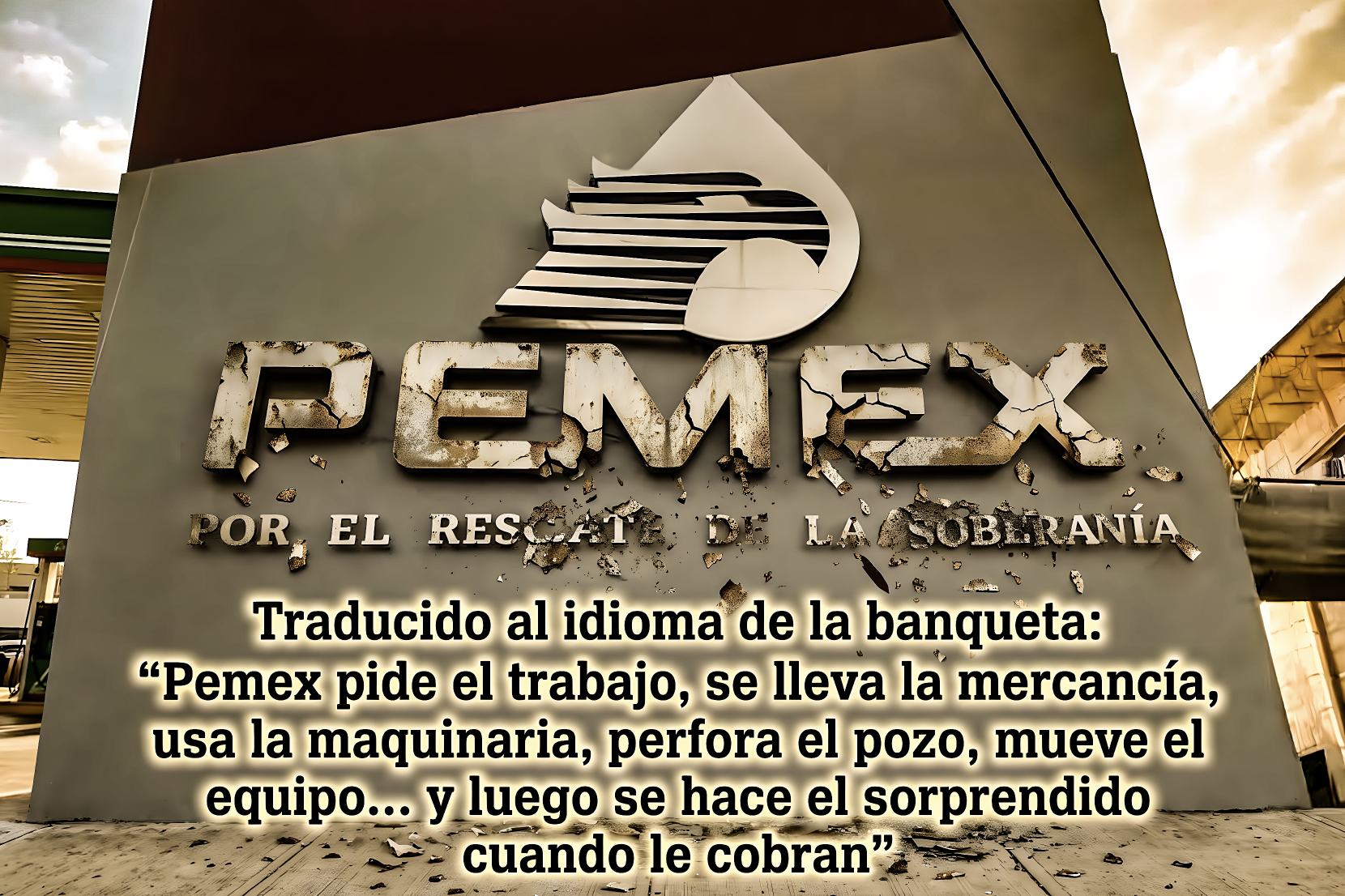 «BRUTAL ENTRECALADA: PEMEX TIENE un CRÁTER de MÁS de 350 MIL MILLONES de PESOS en DEUDAS a PROVEEDORES»… una montaña de papel que pesaría unas 700 toneladas en billetes de 500.