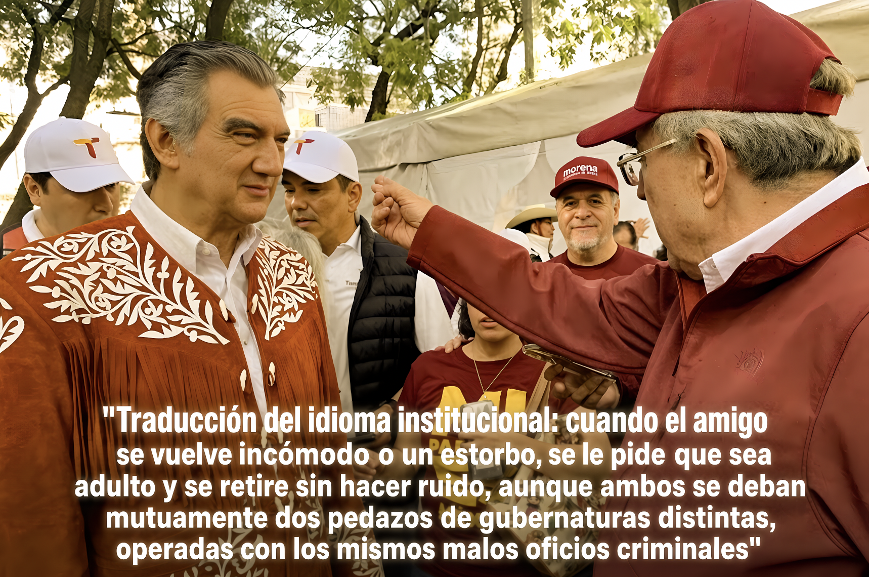 LA «LEALTAD NO es PRINCIPIO en MORENA: EL UNIVERSAL DESTACA la TRAICION de AMERICO VILLARREAL a su AMIGO ROCHA MOYA»…el que le debía un «pedazo» de la gubernatura de Sinaloa.