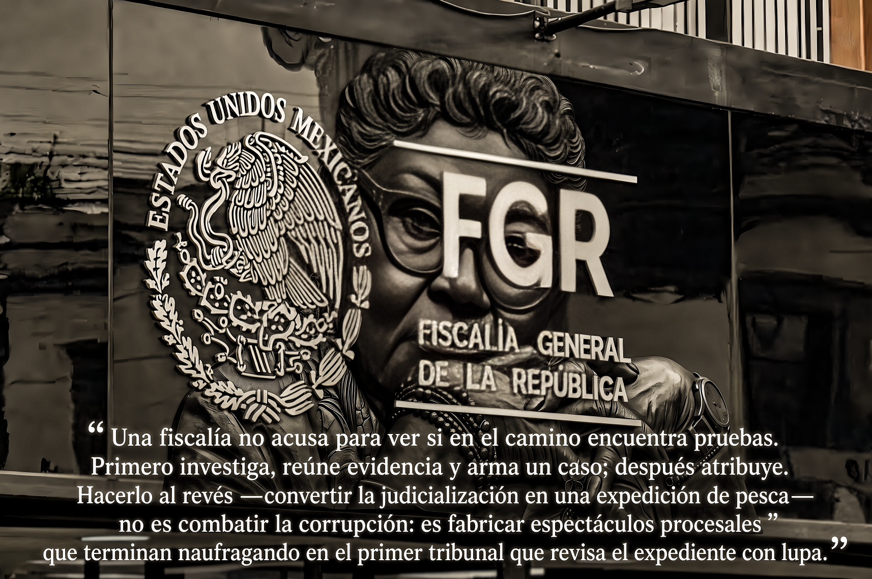“TUMBA TRIBUNAL a la FGR de GODOY las IMPUTACIONES de CARTÓN en EXPEDIENTE de la ESTAFA MAESTRA”…y se escapa otro por la puerta del frente.