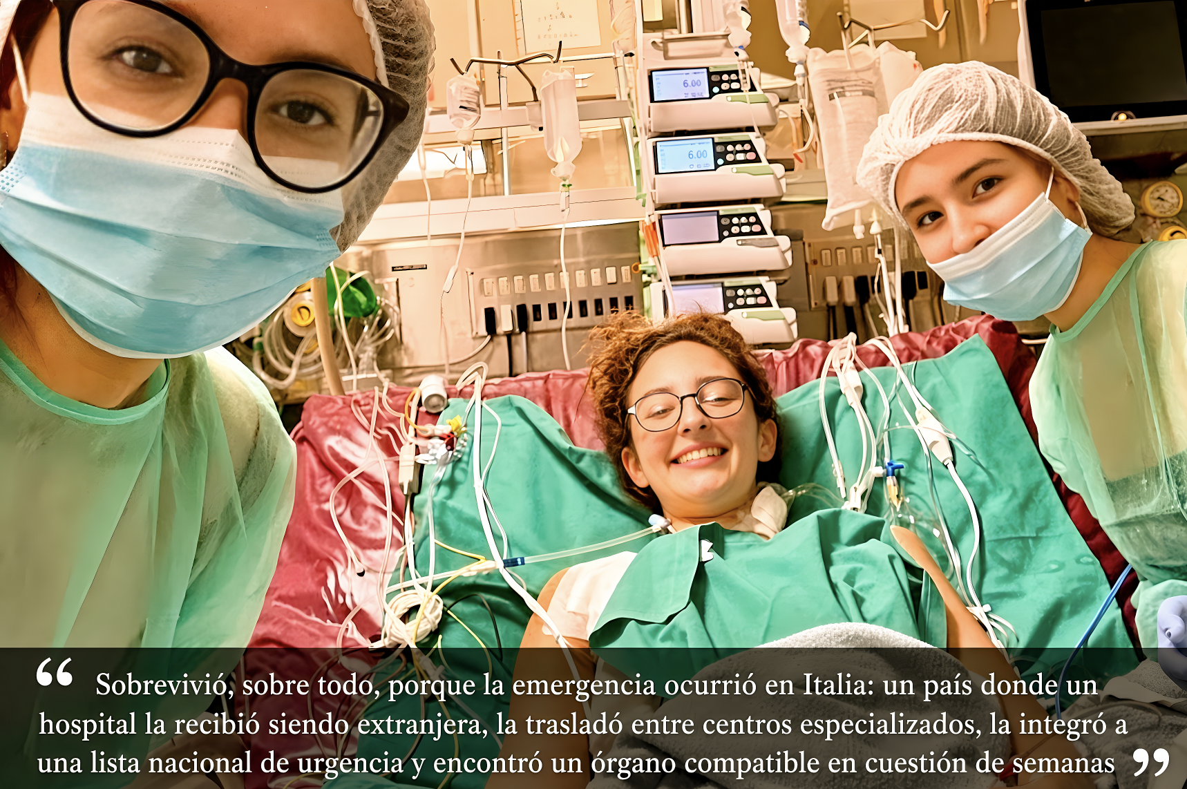 “NO FUE MAGIA, FUE la MEDICINA ORGANIZADA: A REGINA, la REGIA, le FALLÓ el CORAZÓN de VIAJE por ITALIA y REGRESÓ con uno NUEVO”… bajo una cultura de donación que entiende que, cuando una vida termina, otras pueden empezar.