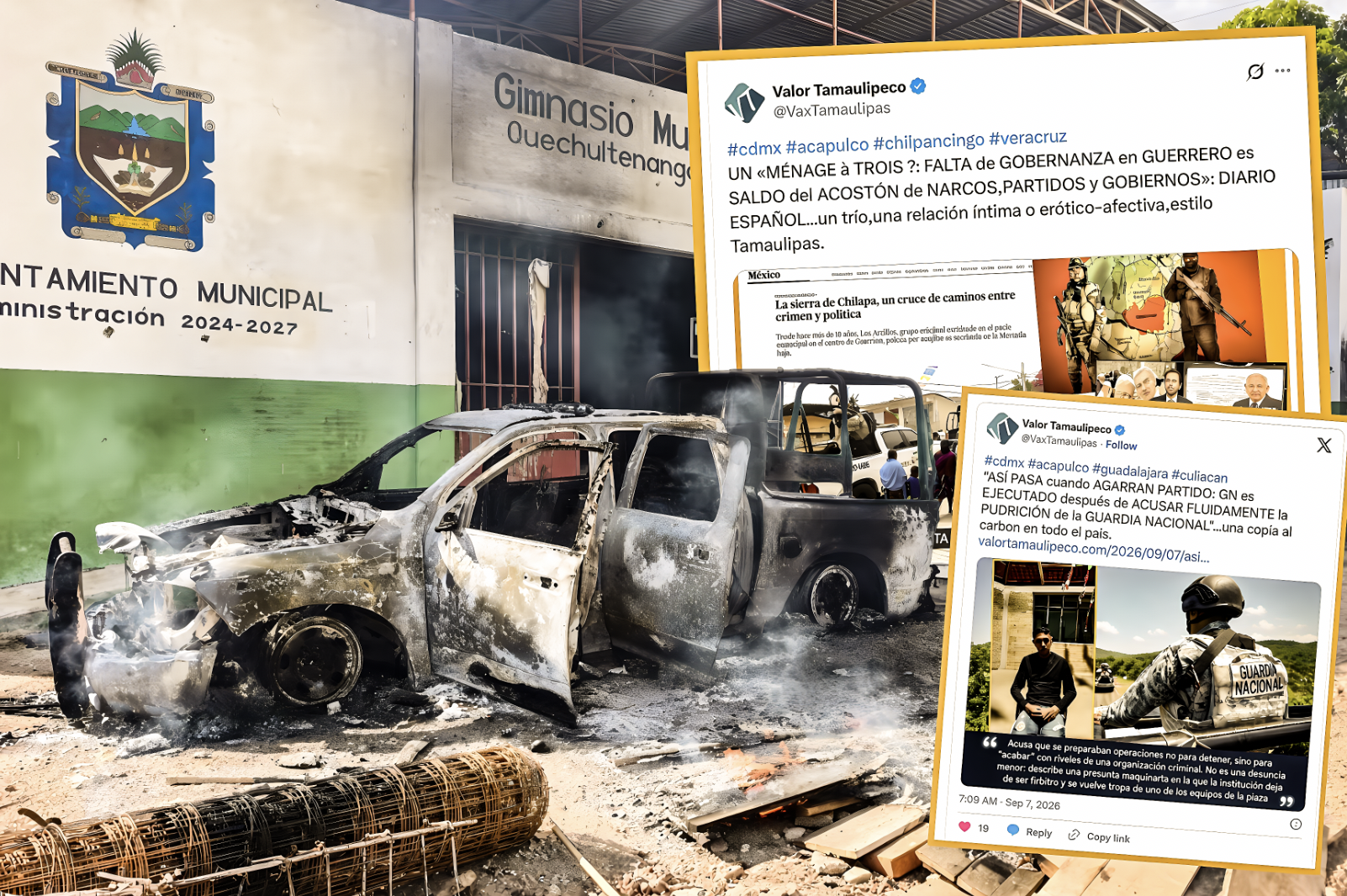 “¿CUÁL GOBERNANZA?: el PUEBLO BUENO y SABIO detuvo a 29 MILITARES, GN y POLICÍAS después de DESARMARLOS”… mero saldo del acostón de narcos, partidos y Gobierno.