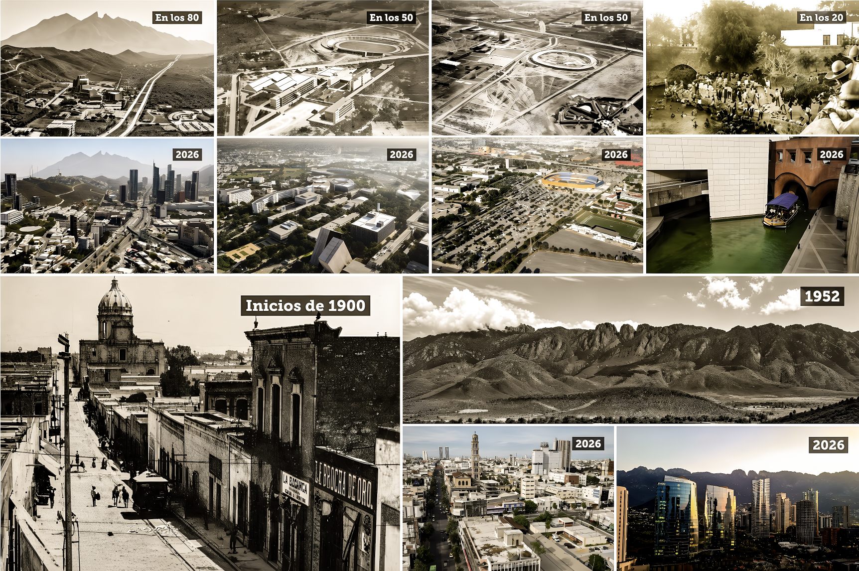 “ASÍ ERA MONTERREY y CUMPLE 430 AÑOS: NACIÓ entre MONTAÑAS, a los PIES del CERRO de la SILLA… y de modesta villa colonial se CONVIRTIÓ en el gran motor industrial del norte de México.”