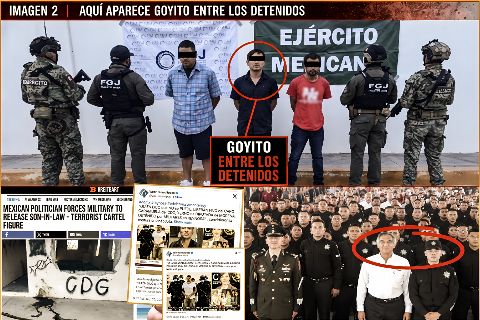 «AHI esta GOYITO y el CARAMUELA: DOS ESCENAS de MISMA NARCOPOLITICA EXHIBEN 2 LIBERTADES INMERECIDAS de NARCOS bajo NARCOGOBIERNO de AMERICO»…los unos no serían nada sin los otros,no se infiltran,se fusionan.