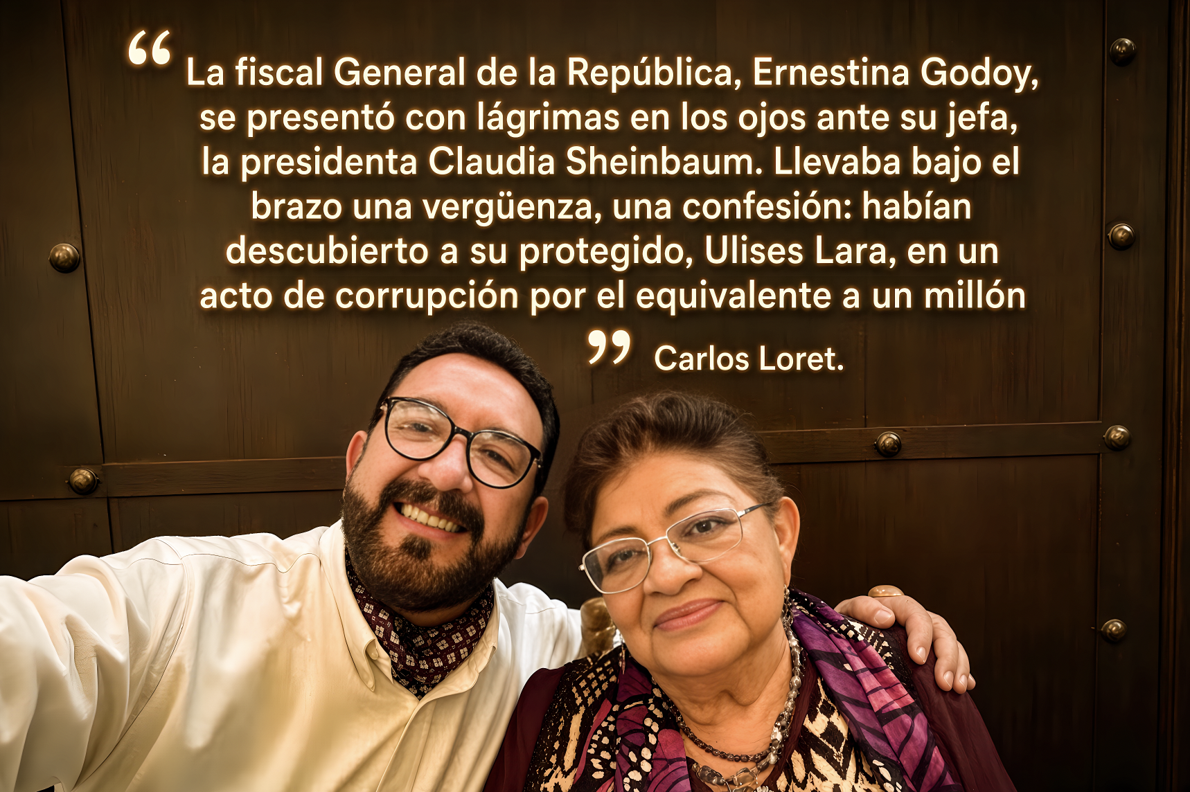 LA “RENUNCIA del MILLÓN de DÓLARES”: con LÁGRIMAS en los OJOS y TODO el DOLOR de la FISCAL de FGR ante SHEINBAUM,OBTUVO el PERDÓN CRIMINAL y se FUE ULISES LARA»…con la cola entre las patas.