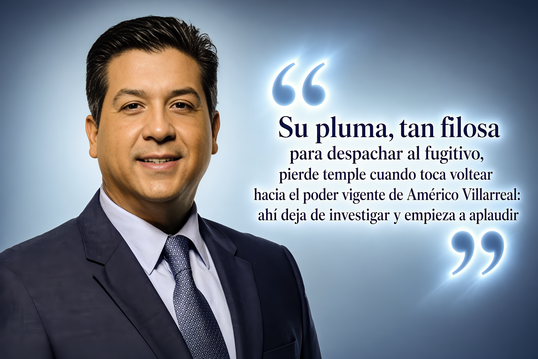 “CLEMENTE INCLEMENTE: PERIODISTA HACE un RETRATO HABLADO de CABEZA de VACA, pero le OBSEQUIA INMUNIDAD EDITORIAL a AMÉRICO”…usa el espejo retrovisor para no mirar el parabrisas.