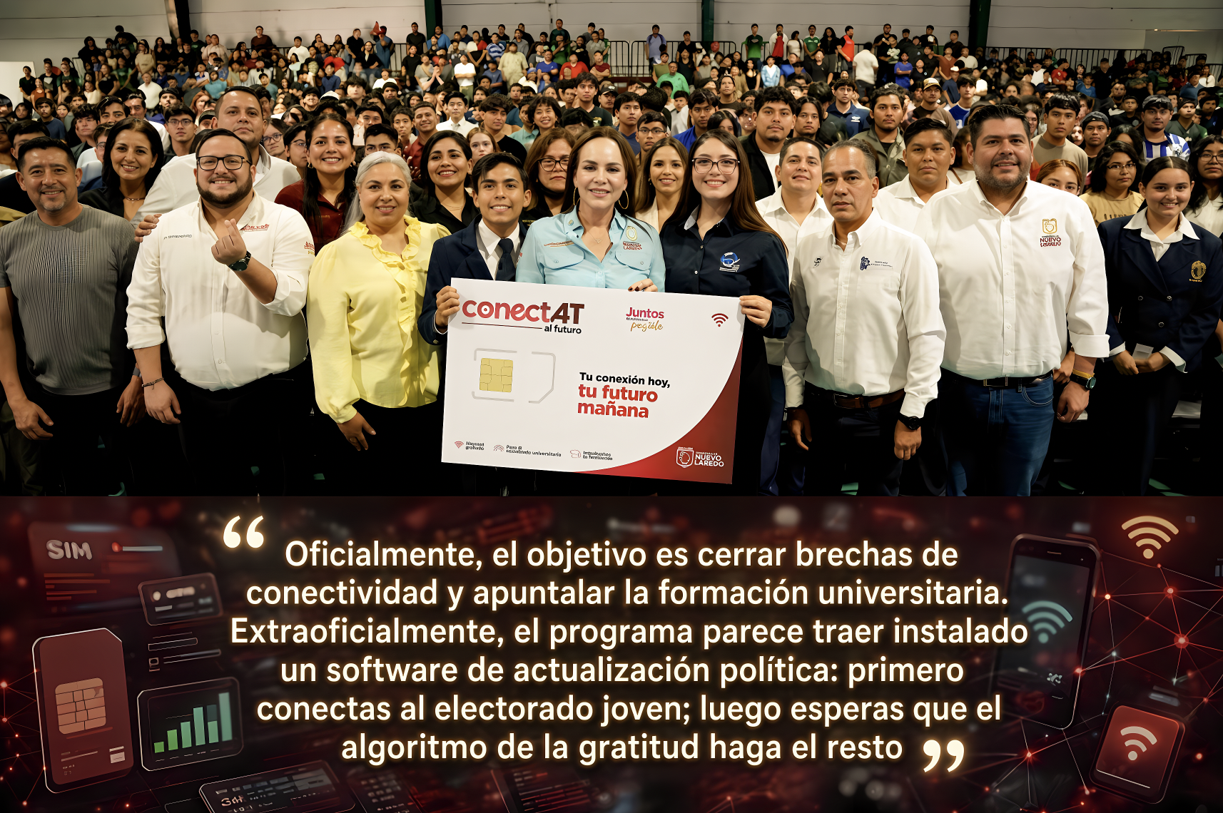 “¿14 GIGAS y 10 MIL TARJETAS?: CARMEN LILIA CONECTA ESTUDIANTES con su FUTURO y RECARGA SUSPIRACIONES por la GUBERNATURA”…el plan trae señal, cobertura de candidatura y precampaña con datos ilimitados.