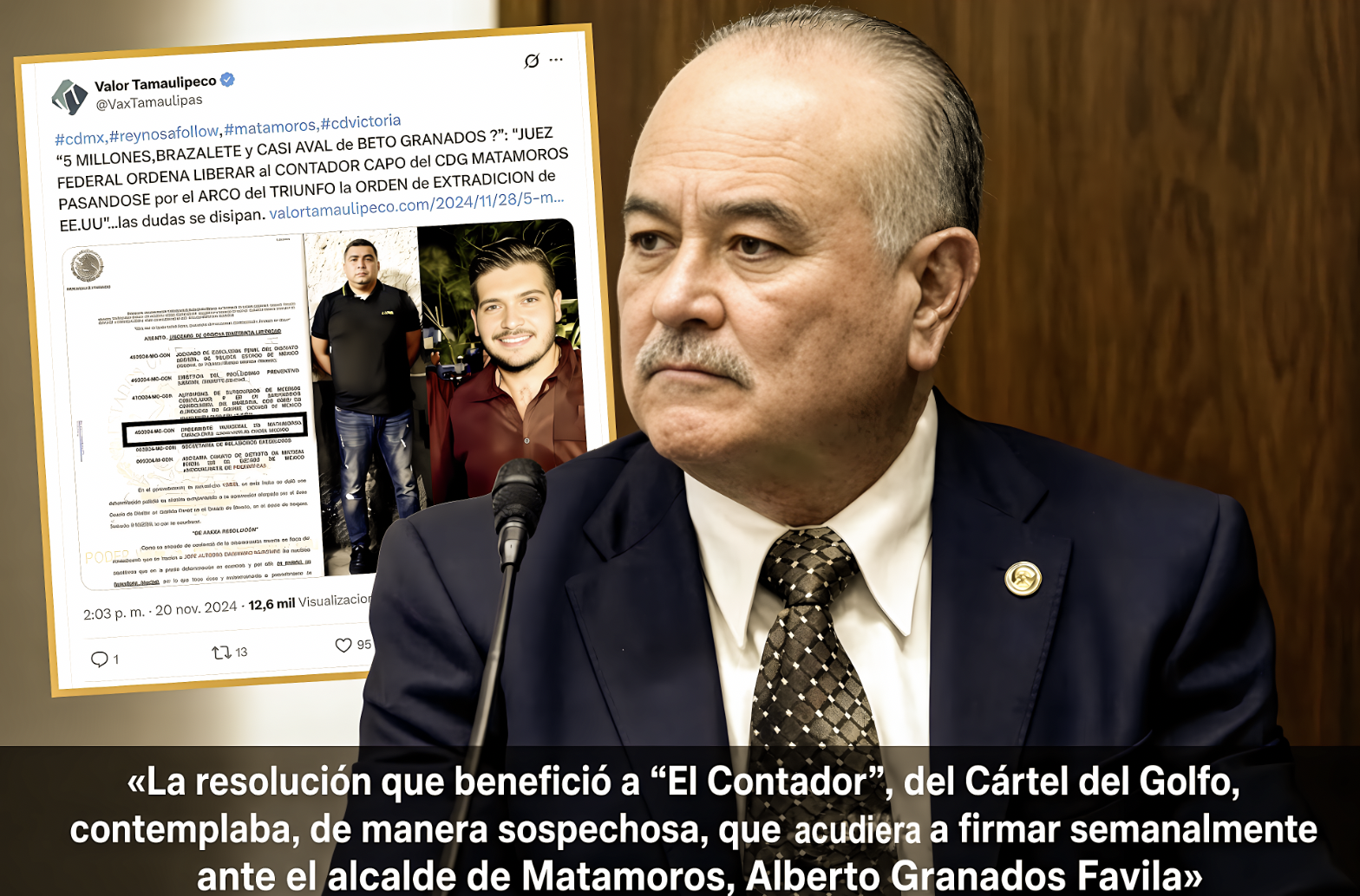 «SIN OPOSICIÓN de FGR, EXGOBERNADOR ACUSADO de HUACHICOLEAR se VA a su CASA, IGUAL que el CONTADOR del CÁRTEL del GOLFO»… hay apellidos que salen por la puerta del frente.