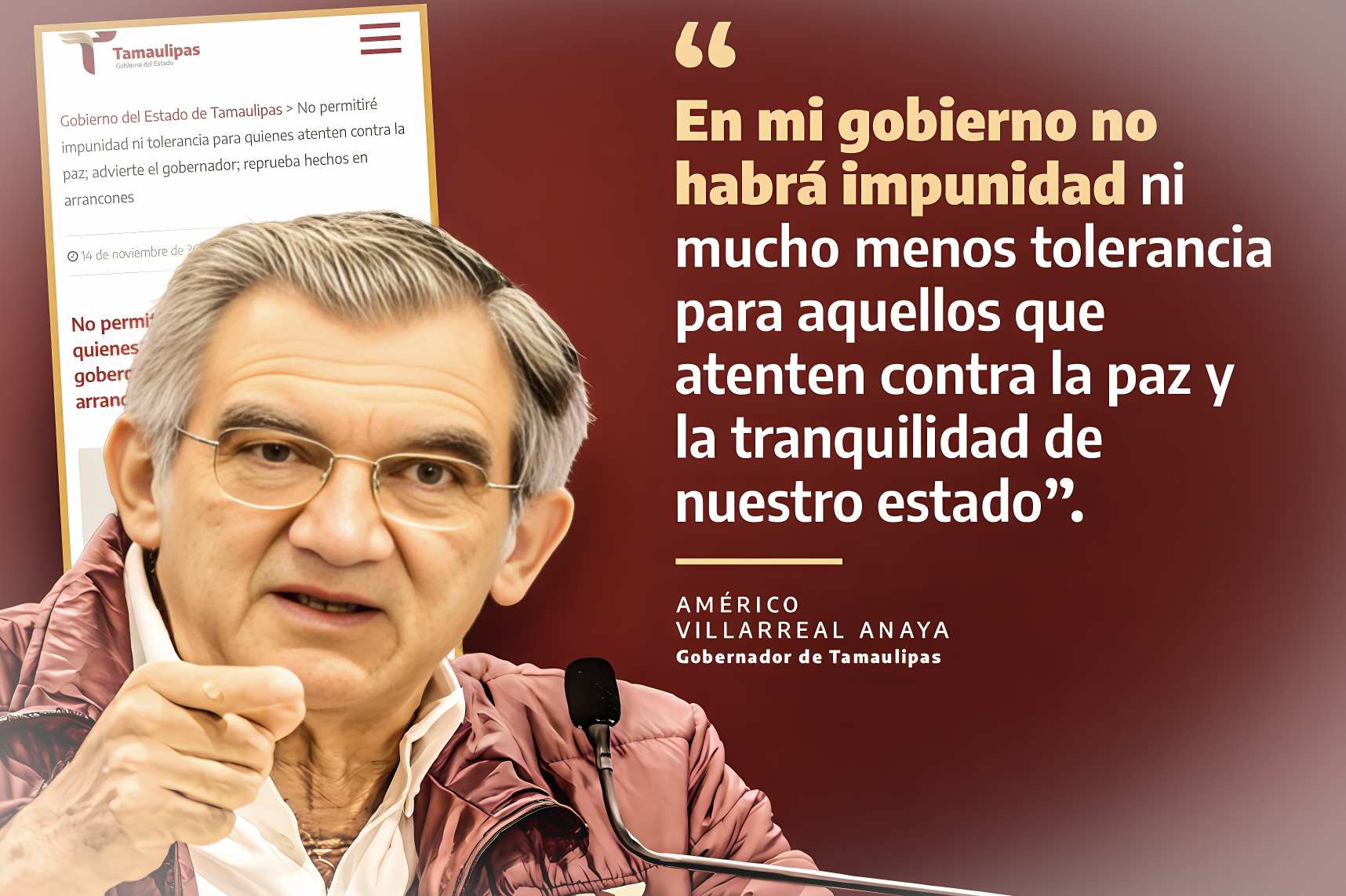 A «4 DÍAS de CUMPLIR 4 AÑOS de DAÑOS: las PALABRAS HUECAS de AMÉRICO dichas en 2022, NUNCA FUERON REALIDAD en TAMAULIPAS»…crimen y gobernador han cohabitado en la misma cama.