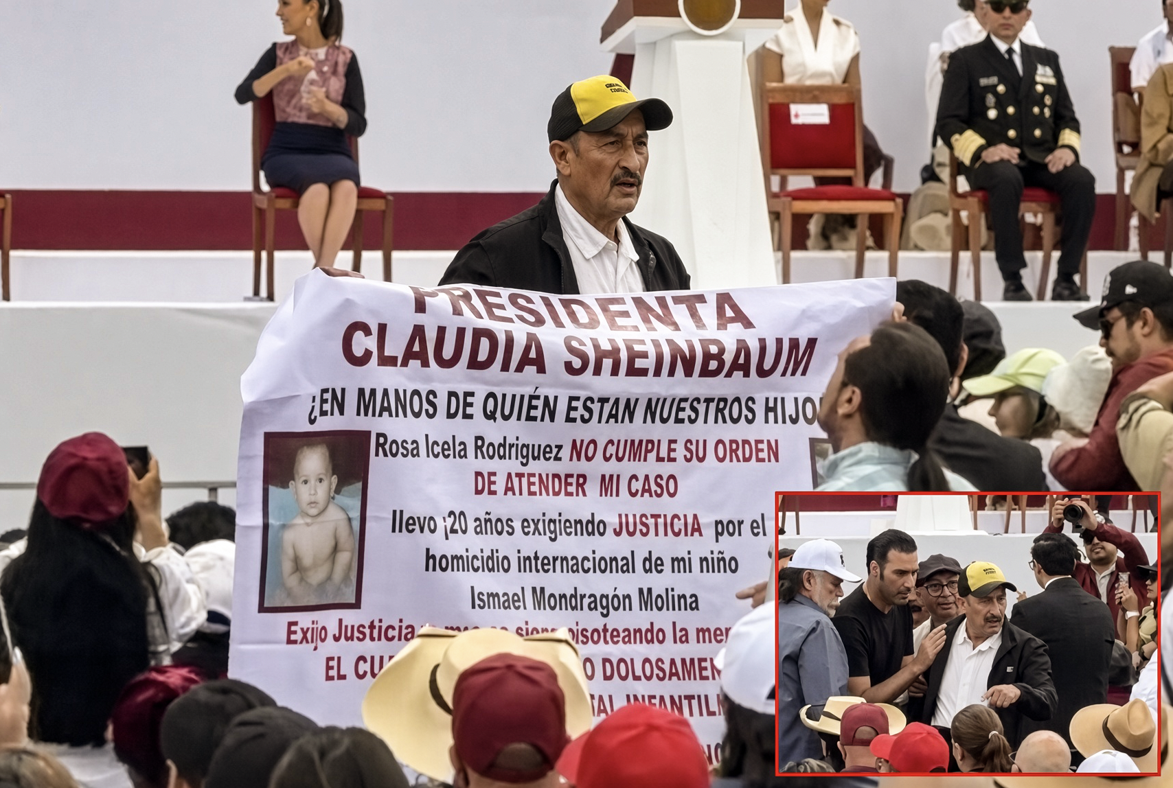 «¿ERROR de GEOGRAFÍA?: PROTESTÓ en el ZÓCALO ante SHEINBAUM CREYENDO que NO estaba en CUBA y lo SACARON»…esperamos que no esté en prisión.
