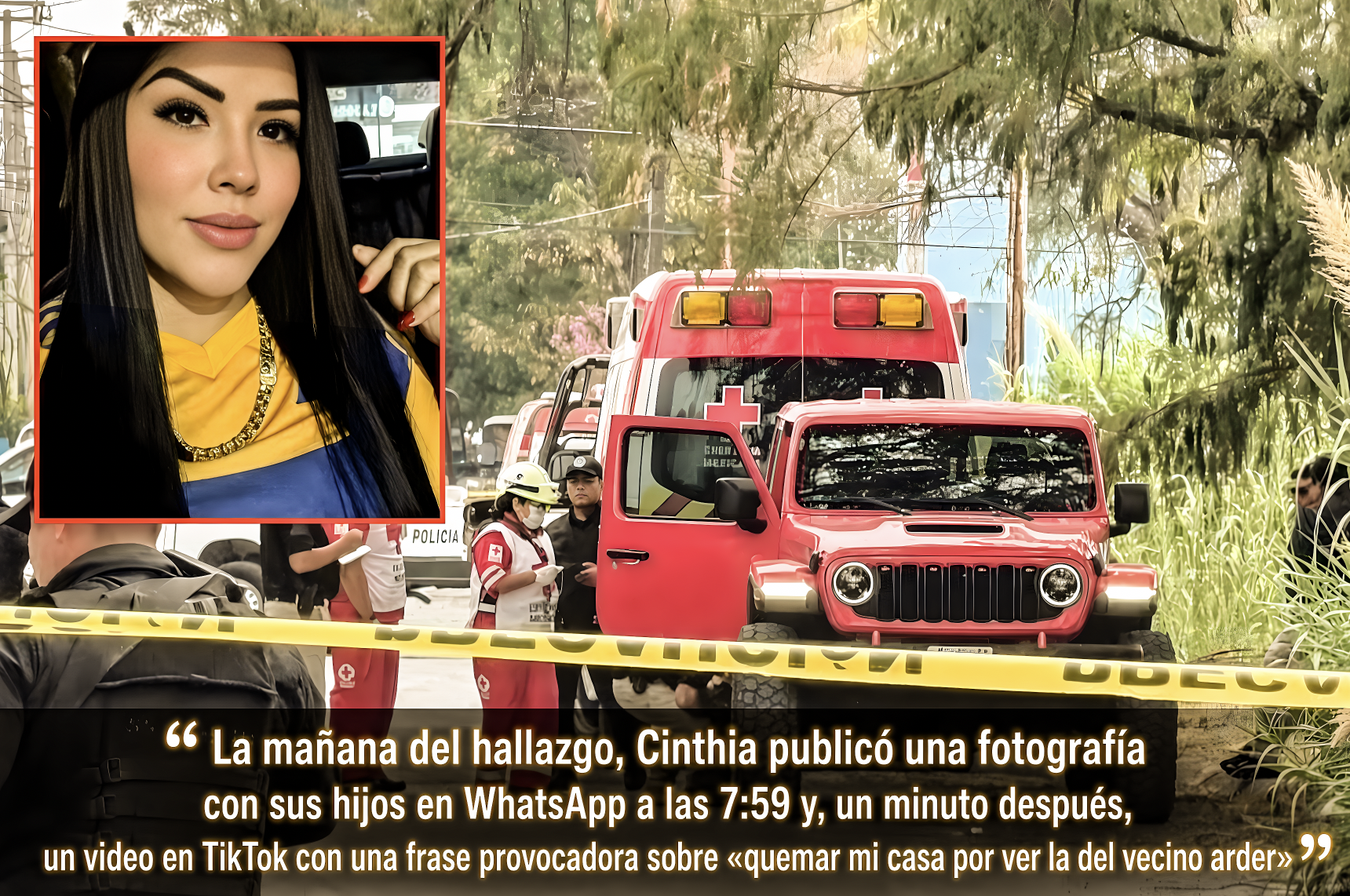 «CINCO ASESINATOS: HALLAN a DOS ADULTOS y 3 NIÑOS en LUGARES DISTINTOS en MONTEMORELOS»… una frase que víctima publicó antes en WhatsApp podría ser una pista.