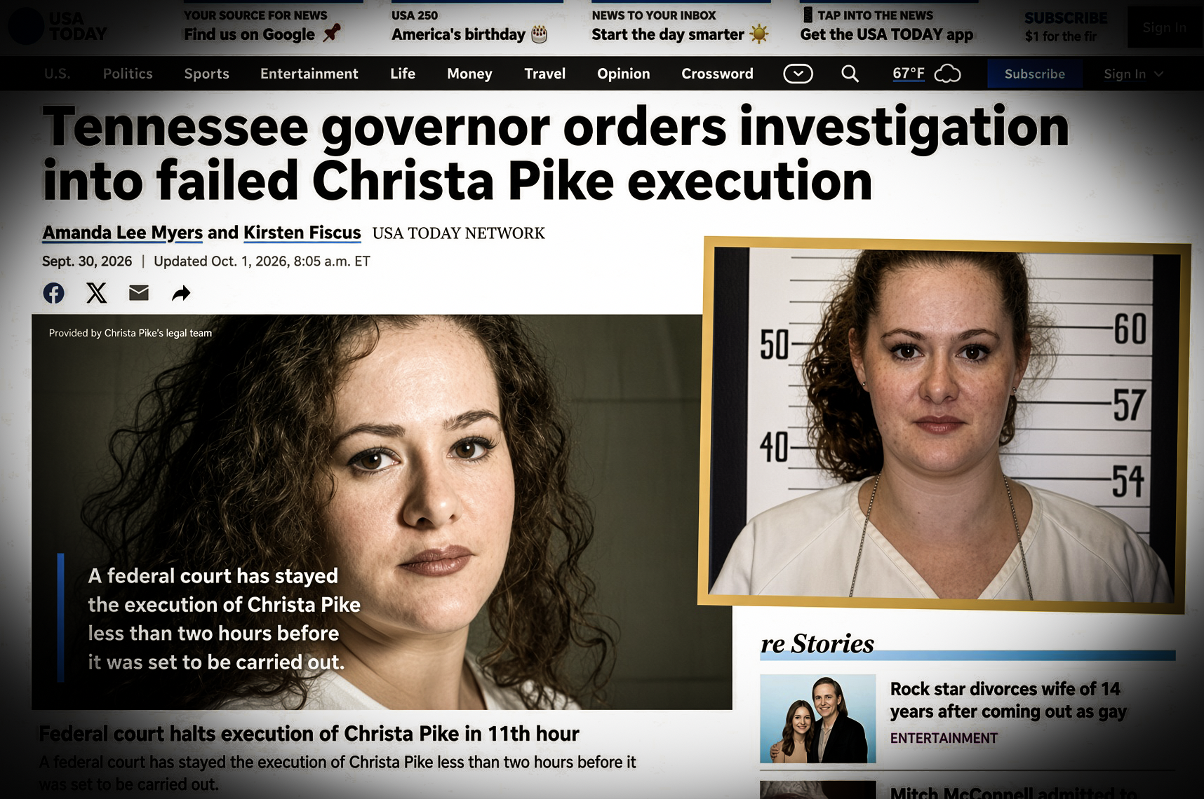 «FALLÓ DOS VECES: CHRISTA IBA CONVERTIRSE en la PRIMERA MUJER en ser EJECUTADA con INYECCCION LETAL y NO PUDIERON»…llegó a la cita puntual,pero no la muerte.