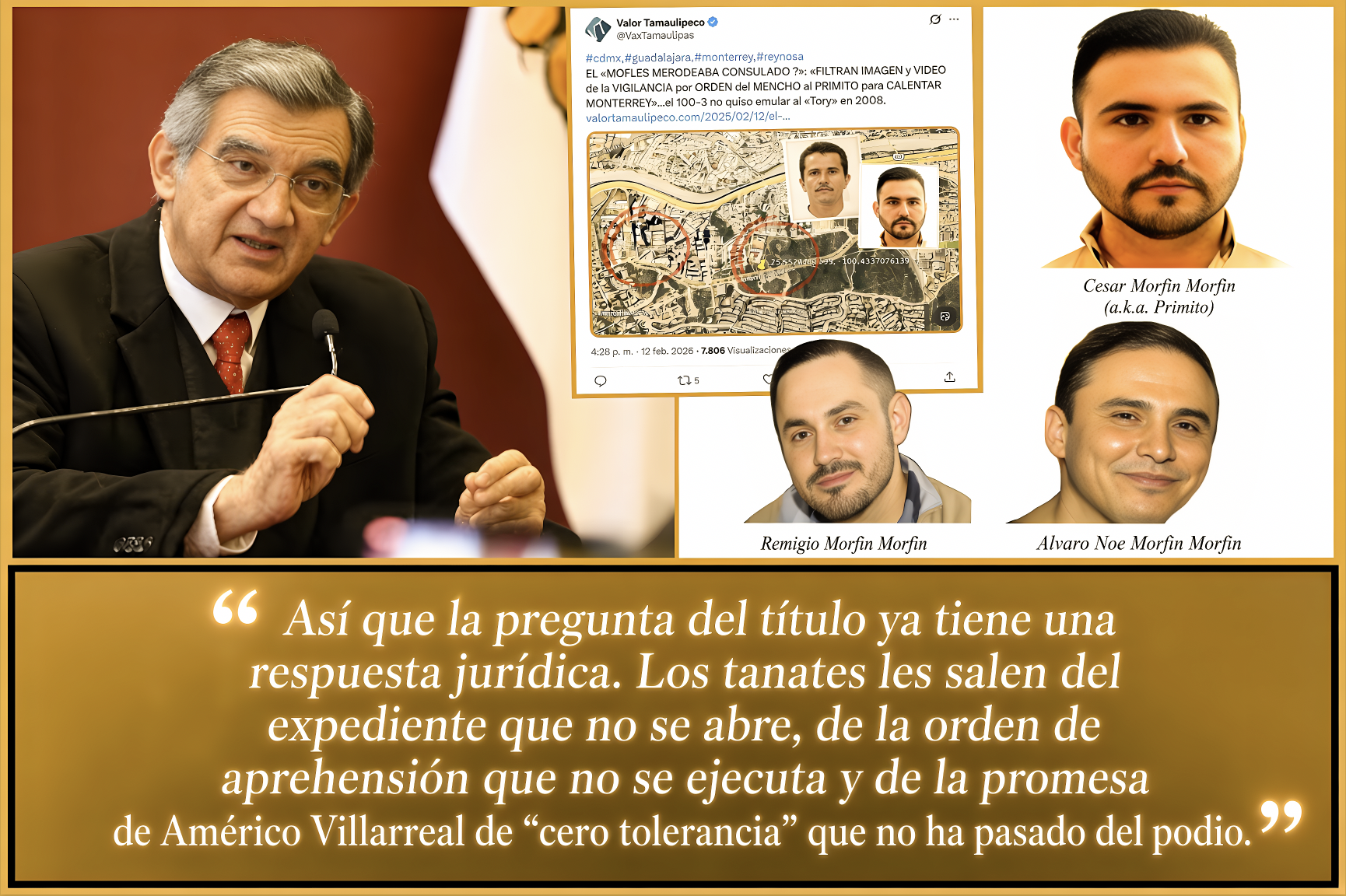 ¿DE DÓNDE SACA los TANATES la BRAVATA?: DISPAROS del CDG NARCOTERRORISTA del PRIMITO a FEDERALES de EE.UU es MÁS que un DESAFÍO»… la impunidad AVAnza y les infla el pecho.