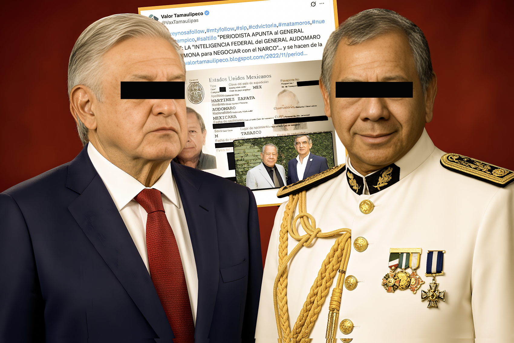 «¿Y DÓNDE está el GENERAL?: DIRIGÍA la INTELIGENCIA NACIONAL en FAVOR del NARCO y YA lo PRESUMEN OBJETIVO PRIORITARIO de EE.UU»… muy cercano a otro criminal.