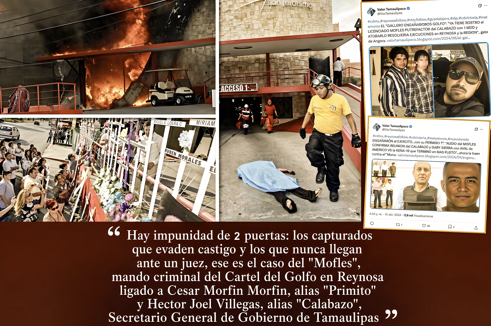 «MOFLES NUNCA PISÓ la CÁRCEL: JUEZ ORDENA LIBERTAD de DOS ZETAS LIGADOS a MASACRE de CASINO ROYALE que LIGA a LUGARTENIENTE de PRIMITO del CDG LIGADO al CALABAZO»… crimen, jueces y gobierno siempre en la misma cama.