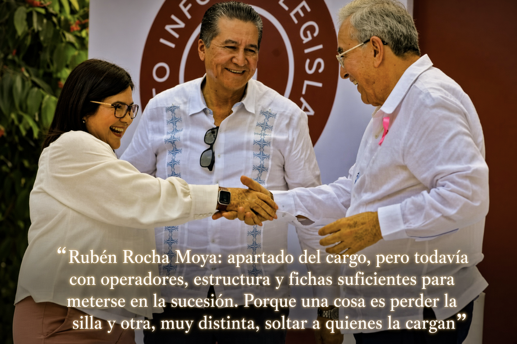 EL «PODER de ROCHA MOYA NO está MUERTO: GOBERNADOR con LICENCIA lo CONSERVA desde la SALA de su CASA»… partido criminal y políticamente organizado negoció las lealtades.