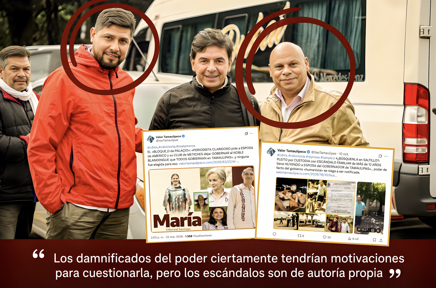 ¿QUIÉN MANDÓ GOLPEAR a MARÍA?: ELUCUBRAN sobre SOSPECHOSOS con MOTIVACIÓN FUNDADA para ELUDIR los MALOS OFICIOS de la ESPOSA de AMÉRICO»… considerada una metiche que gobierna al gobierno.